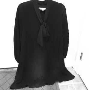 LOFT Billowy Black Dress